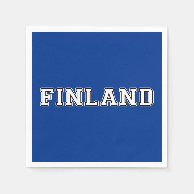 Serviette En Papier Finlande (Devant)
