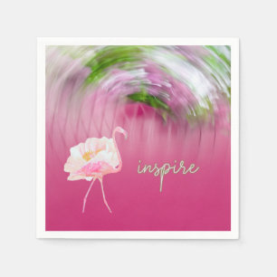 Serviette En Papier Flamant rose rose Inspiration Dire Inspirer Citati