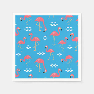 Serviette En Papier Flamant rose serviettes
