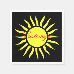 Serviette En Papier Flambage Sun Thunder_Cove