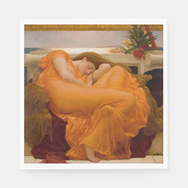 Serviette En Papier Flaming June (de Frederic Leighton) (Devant)