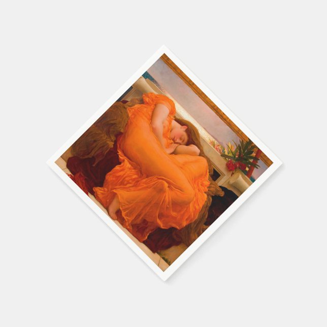 Serviette En Papier Flaming June par Lord Frederic Leighton (Coin)
