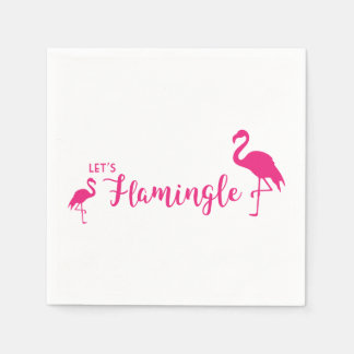 Serviette En Papier Flamingle