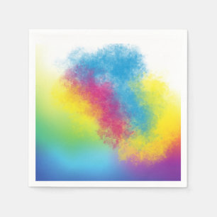 Serviette En Papier flash de couleur