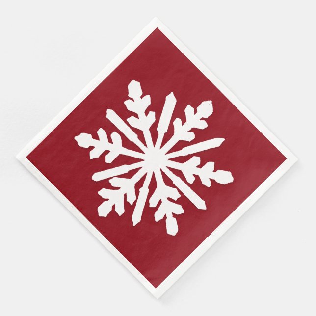 Serviette En Papier Flèche de neige (Coin)