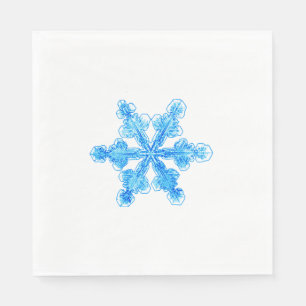 Serviette En Papier Flèche de neige Blue Winter