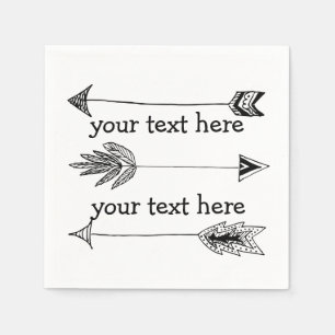 Serviette En Papier Flèches