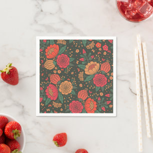 Serviette En Papier fleur