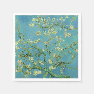 Serviette En Papier Fleur   1890 d'amande de Van Gogh  