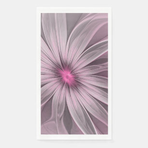 Serviette En Papier Fleur de fantaisie Art fractal floral abstrait de 