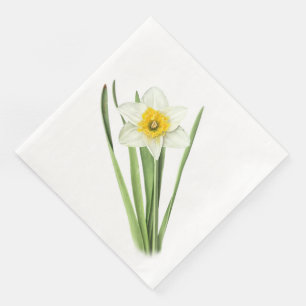 Serviette En Papier Fleur de jonquille