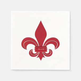 Serviette En Papier Fleur de Lis