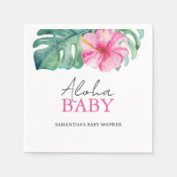 Fleur d'Hibiscus du Baby shower tropical