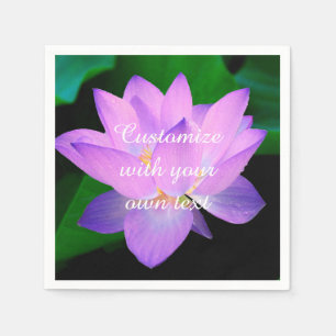 Serviette En Papier Fleur Lotus