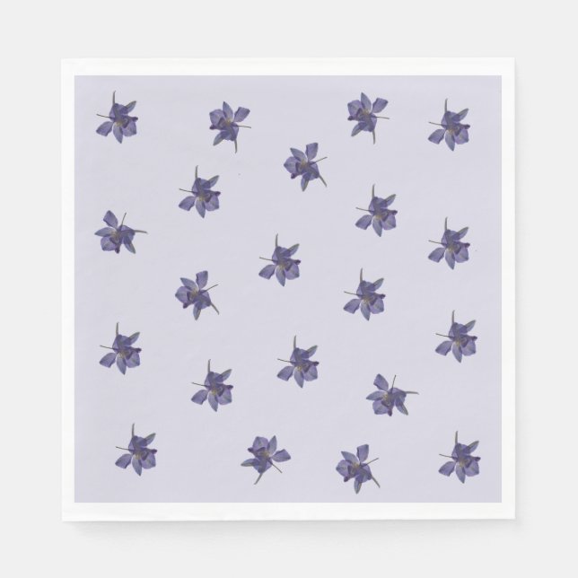 Serviette En Papier Fleur sauvage de jardin Whimsical (Devant)