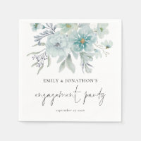 Fleurs bleues Turquoises de Mist