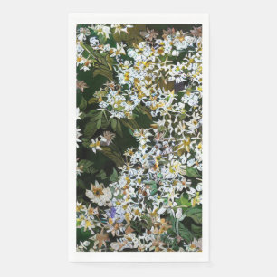 SERVIETTE EN PAPIER FLEURS D'ASTER