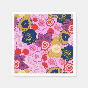 Serviette En Papier Fleurs de printemps