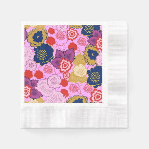 Serviette En Papier Fleurs de printemps