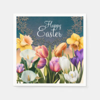 Fleurs de printemps Cadre floral Élégant Chic Fête
