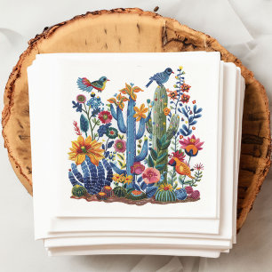 Serviette En Papier Fleurs du désert Saguaro Serenade