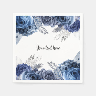 Serviette En Papier Fleurs glam chic modernes pour toutes les occasion
