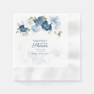 Serviette En Papier Fleurs modernes de eucalyptus en papier script