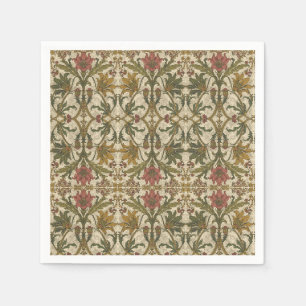 Serviette En Papier Fleurs sauvages de lys doré William Morris