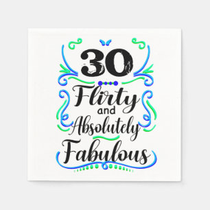 Serviette En Papier Flirté et absolument fabuleux