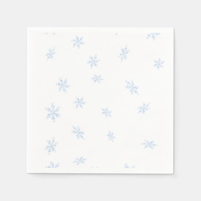 Serviette En Papier Flocon de neige (Devant)