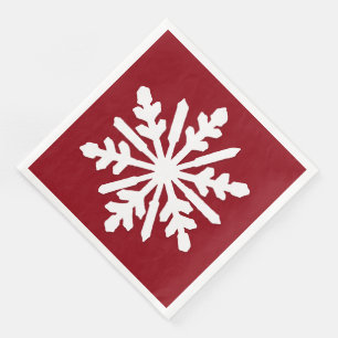 Serviette En Papier Flocon de neige