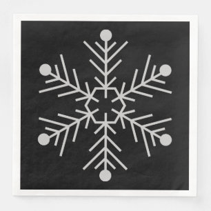 Serviette En Papier Flocon de neige