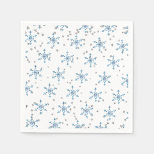 Serviette En Papier Flocon de neige de l'hiver Onederland