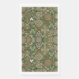Serviette En Papier Floraison Celtique