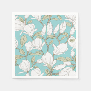 Serviette En Papier Floral
