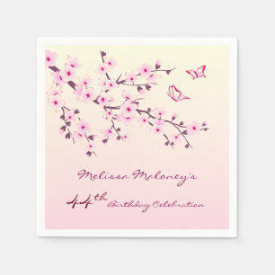 Serviette En Papier Floral Cherry Blossoms