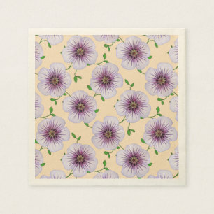 Serviette En Papier Floral Sweet Purple Garden Flowers sur n'importe q
