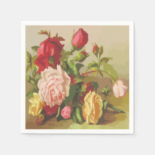 Serviette En Papier Floral vintage