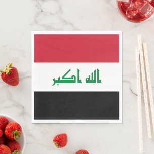 Serviette En Papier Flot d'Iraq