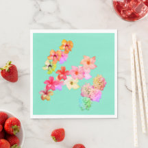 Flower Power 1 Assiette en papier