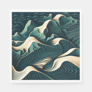 Serviette En Papier Flowing harmony