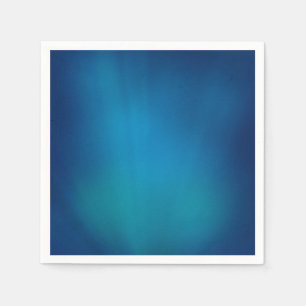 Serviette En Papier Flux sous-marin bleu profond