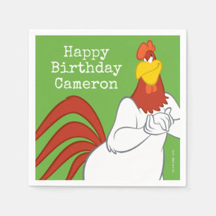 Serviette En Papier Foghorn Leghorn   Mauvais regard