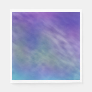 Serviette En Papier Fond de ciel profond aux couleurs de l'arc-en-ciel