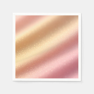 Serviette En Papier Fond de poussière rose‑or Nappe de la Blush‑Luxe
