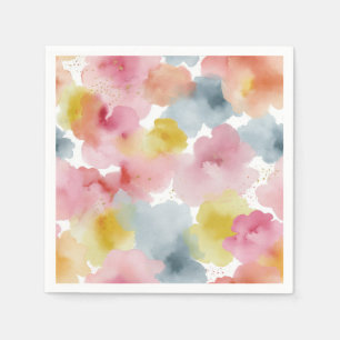Serviette En Papier Fond pastel abstrait