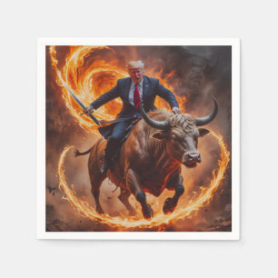 Serviette En Papier Fonds républicain des élections du président Trump