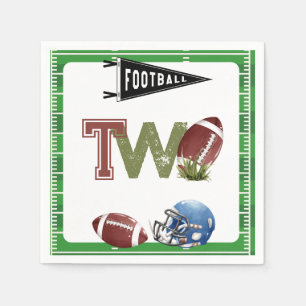 Serviette En Papier Football 2e année à l'anniversaire