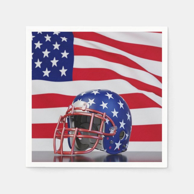 Serviette En Papier Football américain (Devant)