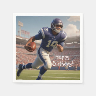Serviette En Papier Football Anniversaire